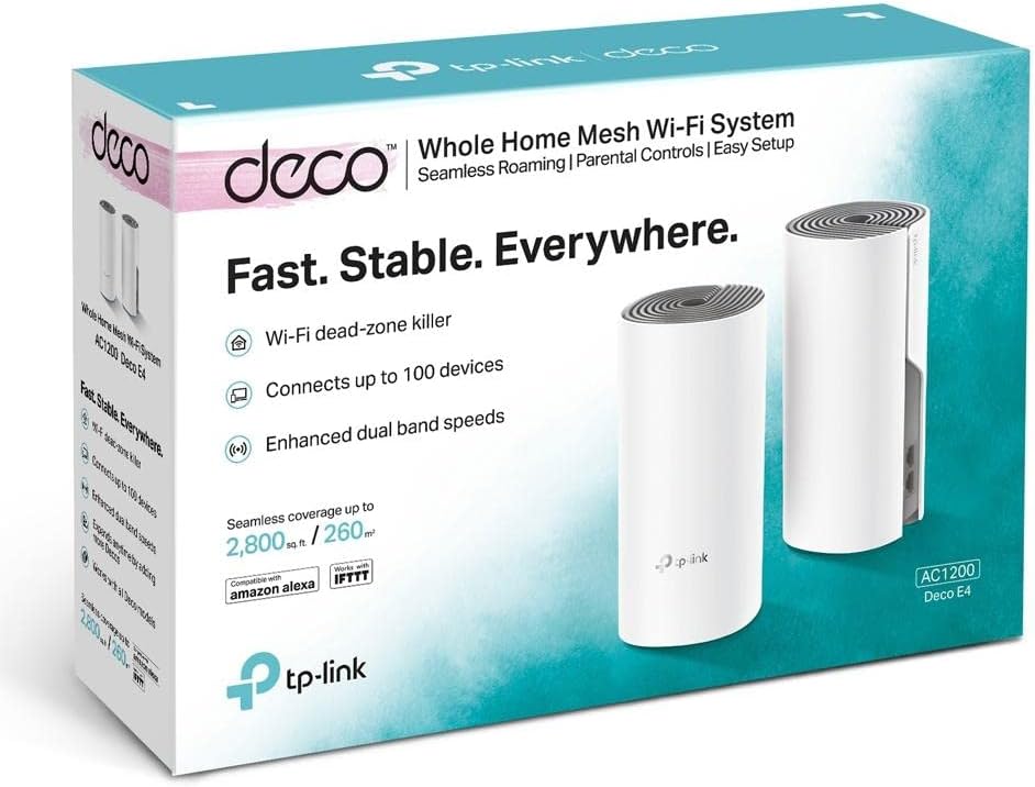Sistema WiFi Mesh TP-Link Deco E4 2 pack