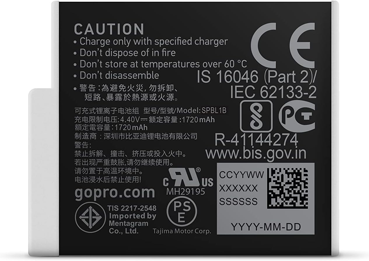 Batería GoPro Enduro – Mayor duración y rendimiento extremo