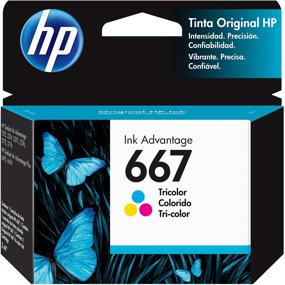 Cartucho de Tinta Tricolor HP 667