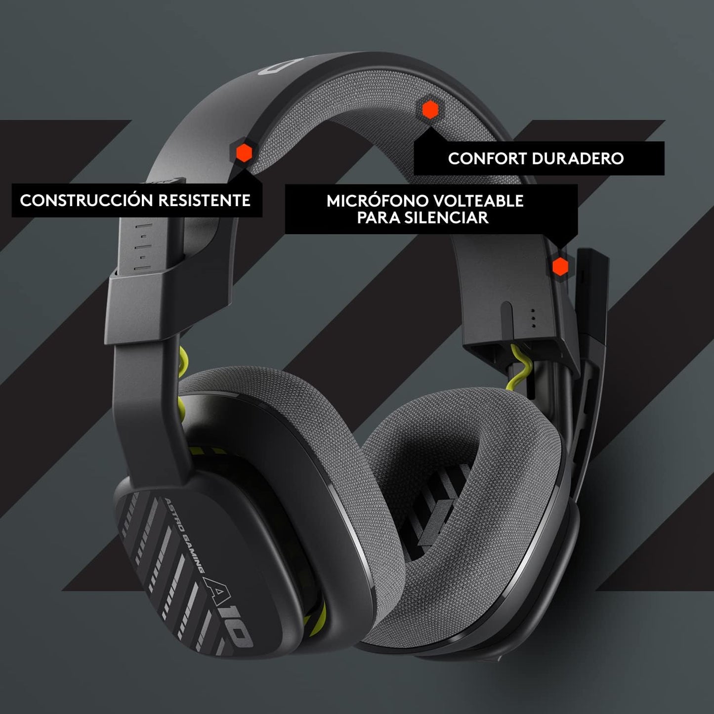 Audífonos Gamer Logitech G Astro A10 2da generación con Micrófono
