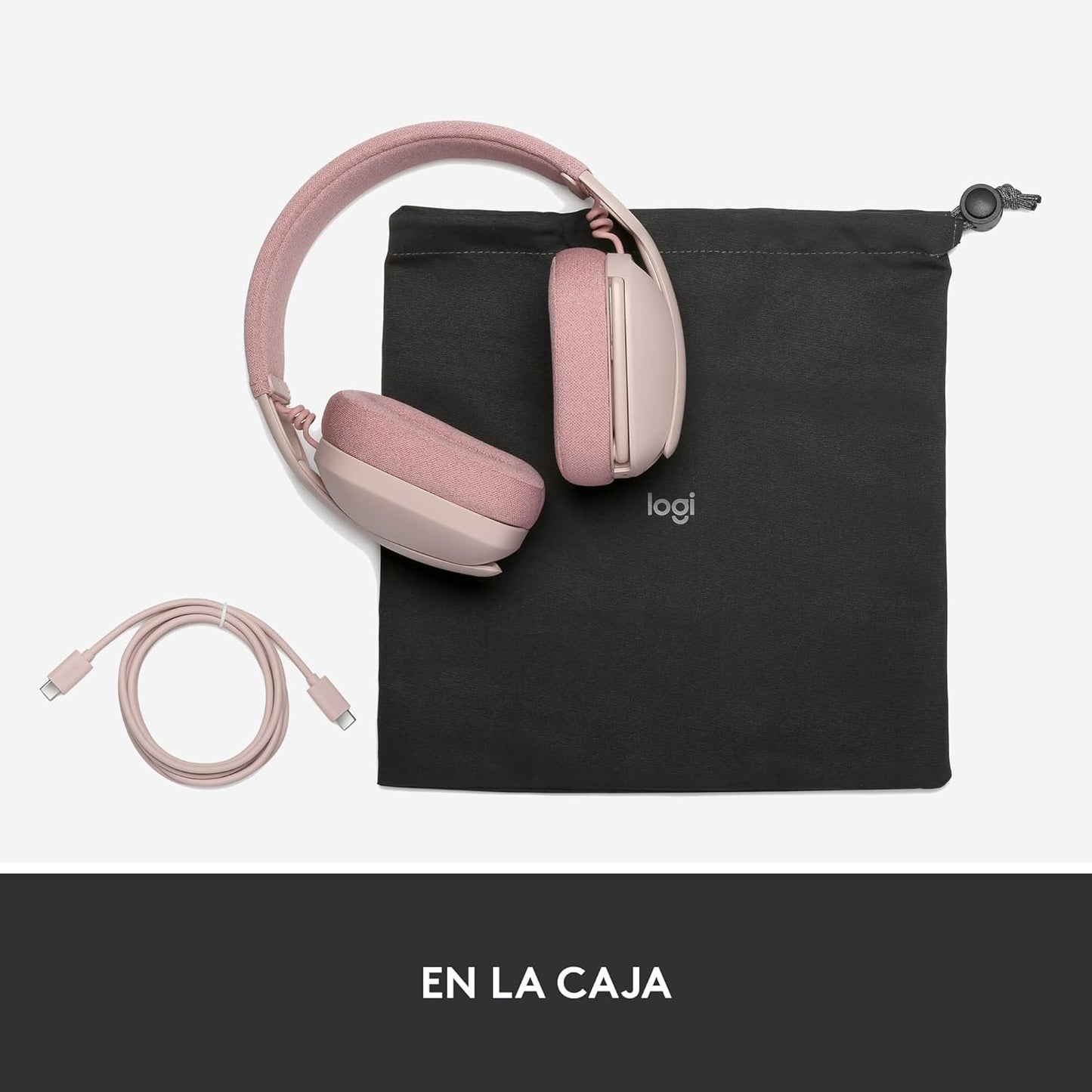 Audífonos Inalámbricos Logitech Zone Vibe 100 (Bluetooth 5.2, 18 h de llamada / 20 h de música)