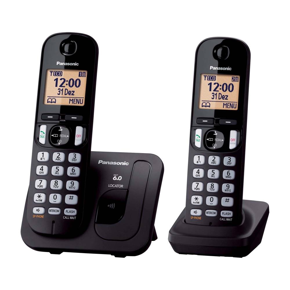 Pack de 2 Teléfonos Inalámbricos Panasonic KX-TGC212MEB