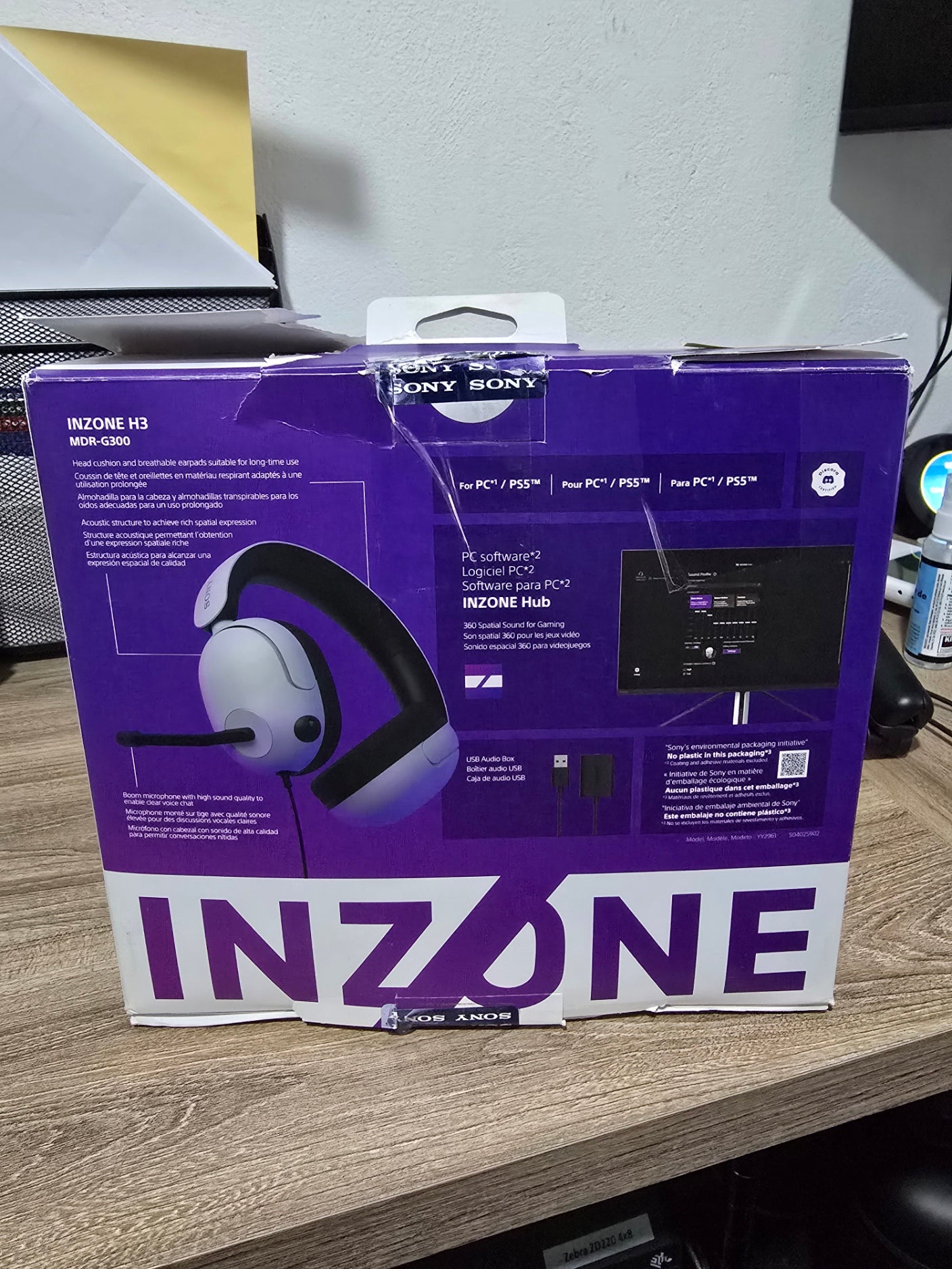 Audífonos Gamer Sony INZONE H3 (Caja abierta)