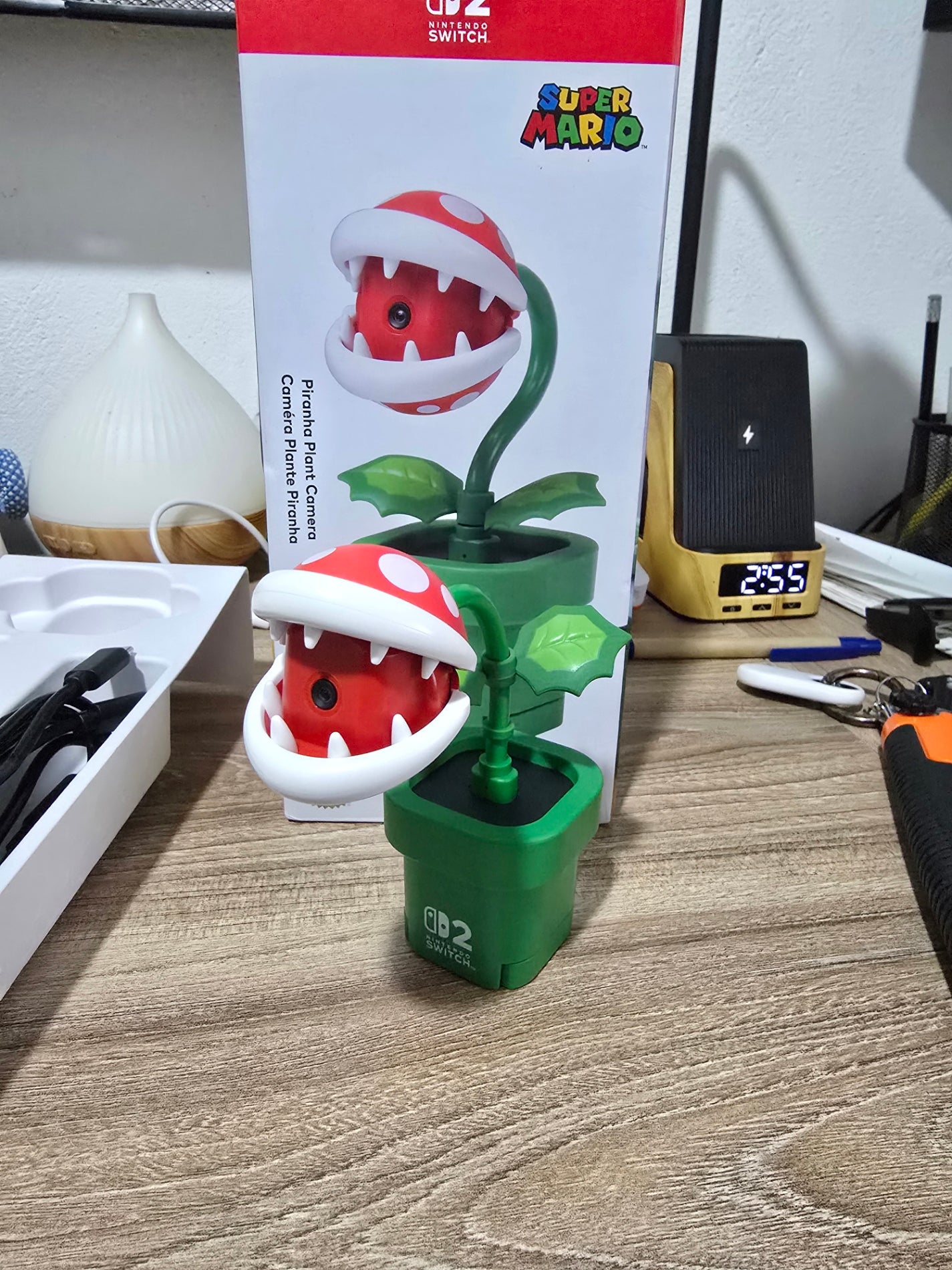 Cámara Planta Piraña para Nintendo Switch 2 – Caja Abierta