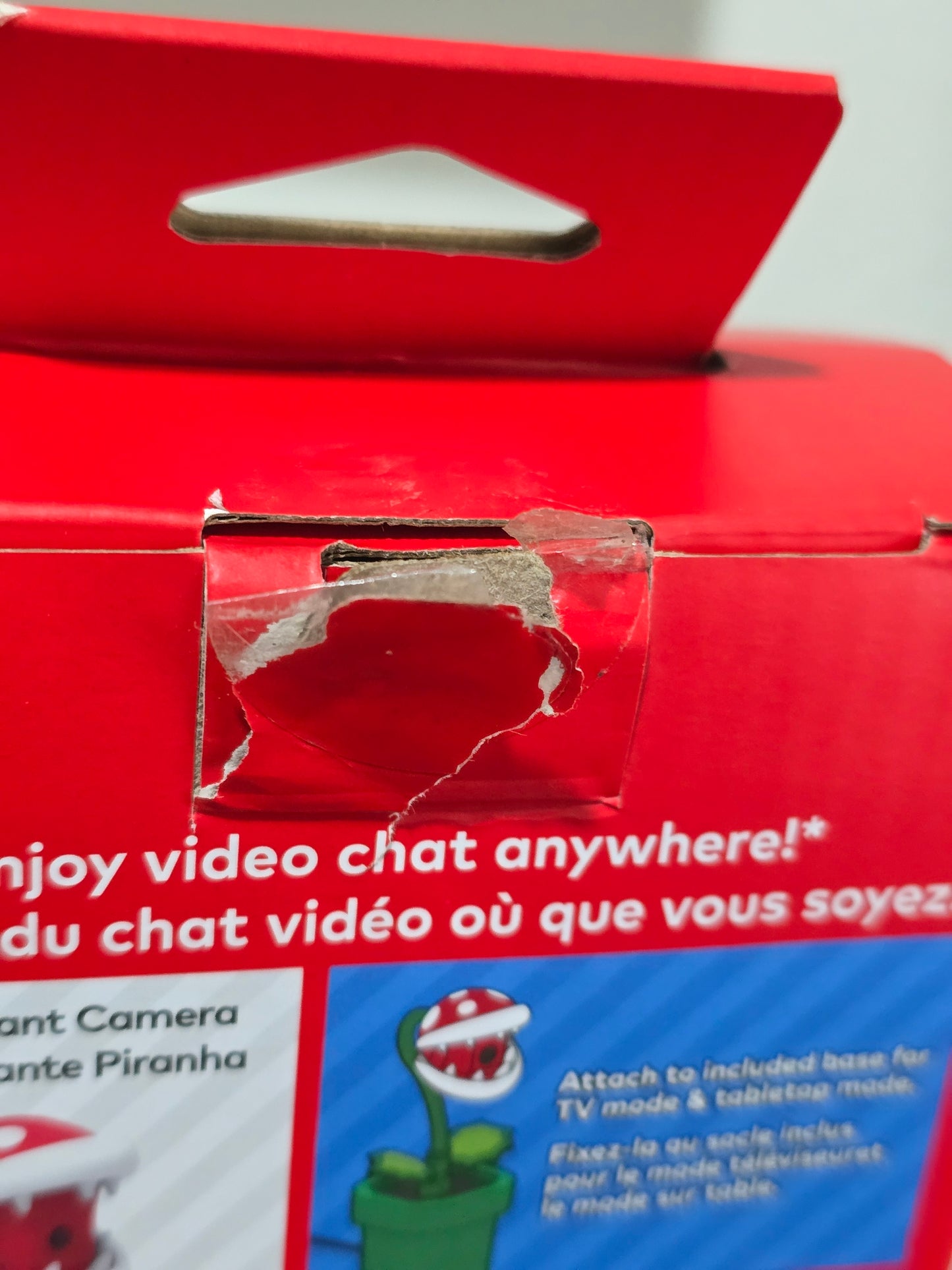 Cámara Planta Piraña para Nintendo Switch 2 – Caja Abierta