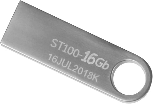 Memoria USB Stylos ST100 (16 GB, USB 2.0, Metal)