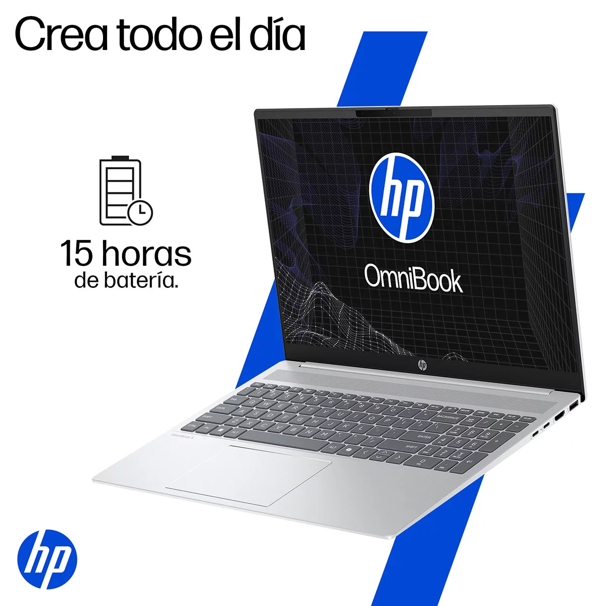 HP 16-af1053la Omnibook 5 AI – Laptop 16.2″ 2K OLED con Intel Core Ultra 5, 16GB RAM y 512GB SSD