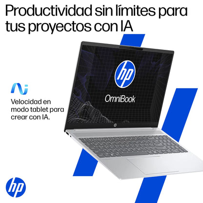 HP 16-af1053la Omnibook 5 AI – Laptop 16.2″ 2K OLED con Intel Core Ultra 5, 16GB RAM y 512GB SSD