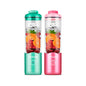 Nutribullet Flex Licuadora Portátil Recargable 650 ml | Paquete con 2 Rosa/Verde