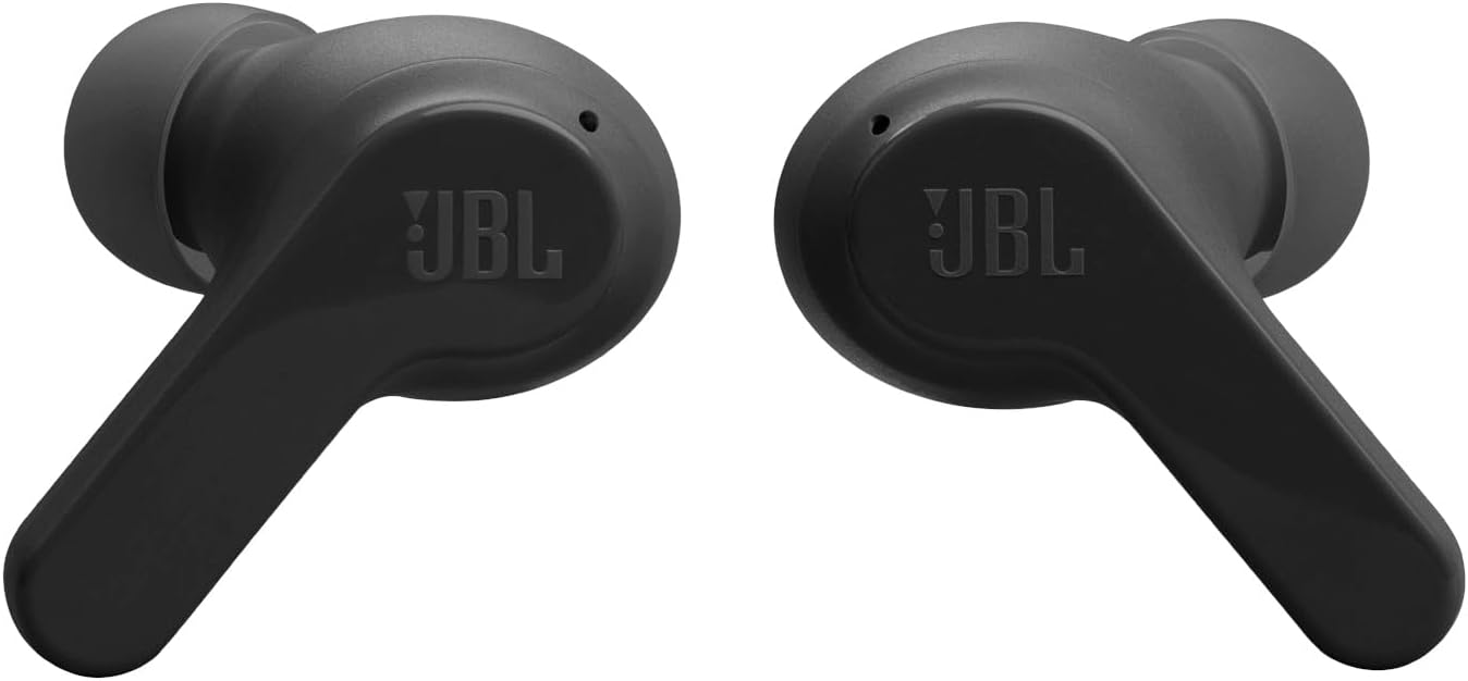 Audífonos Bluetooth JBL Vibe Beam Color negro (Caja abierta)