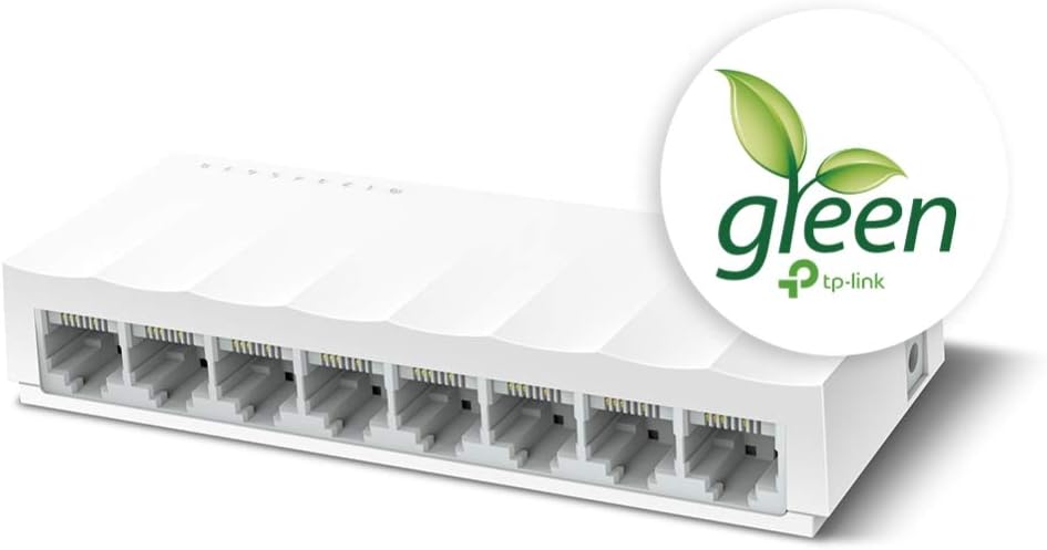 TP-Link switch no administrable de 8 puertos fast ethernet 10/100