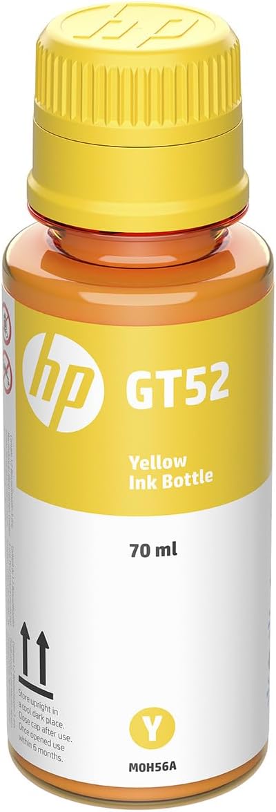 Botella de Tinta HP GT52 Amarillo