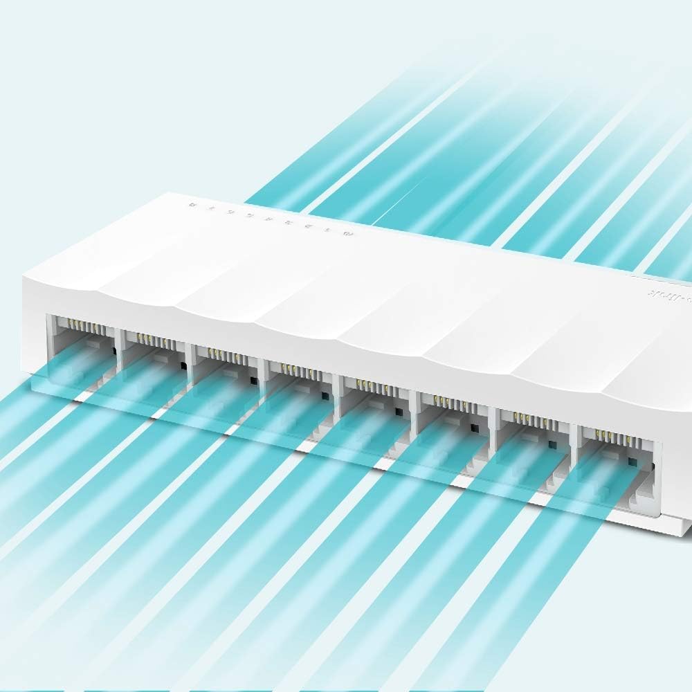 TP-Link switch no administrable de 8 puertos fast ethernet 10/100