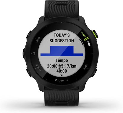 Garmin Forerunner 55 Reloj Deportivo con GPS y Monitor Cardíaco