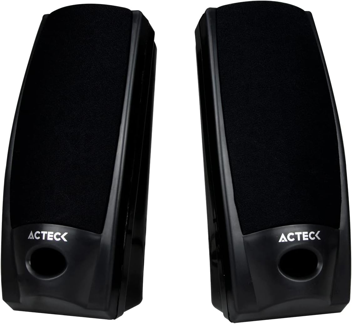 Bocinas Multimedia Acteck AX-2500 (Par 2.0, Alámbricas)