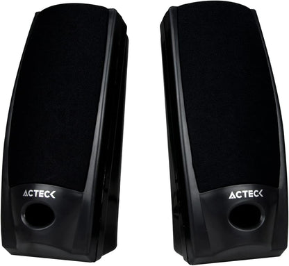 Bocinas Multimedia Acteck AX-2500 (Par 2.0, Alámbricas)