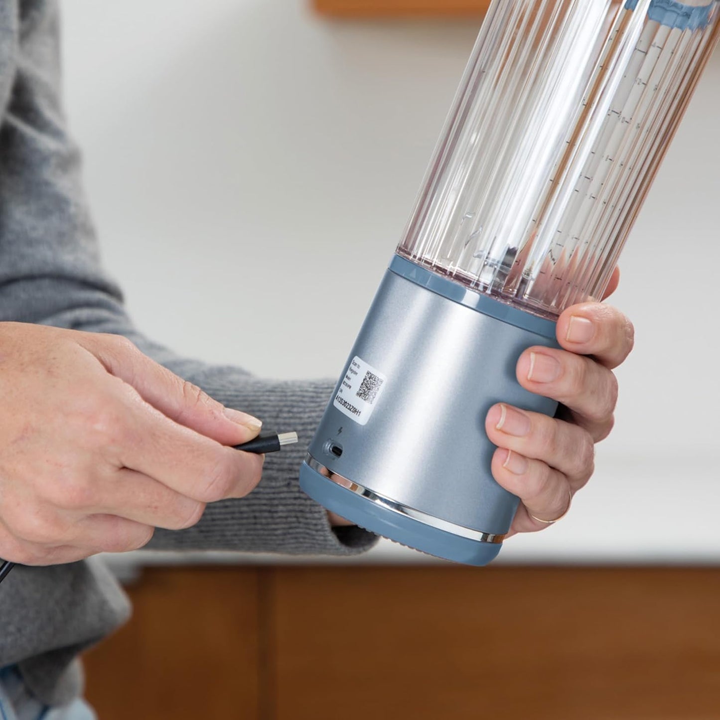 Licuadora Portátil Ninja Blast 18 oz USB-C Azul