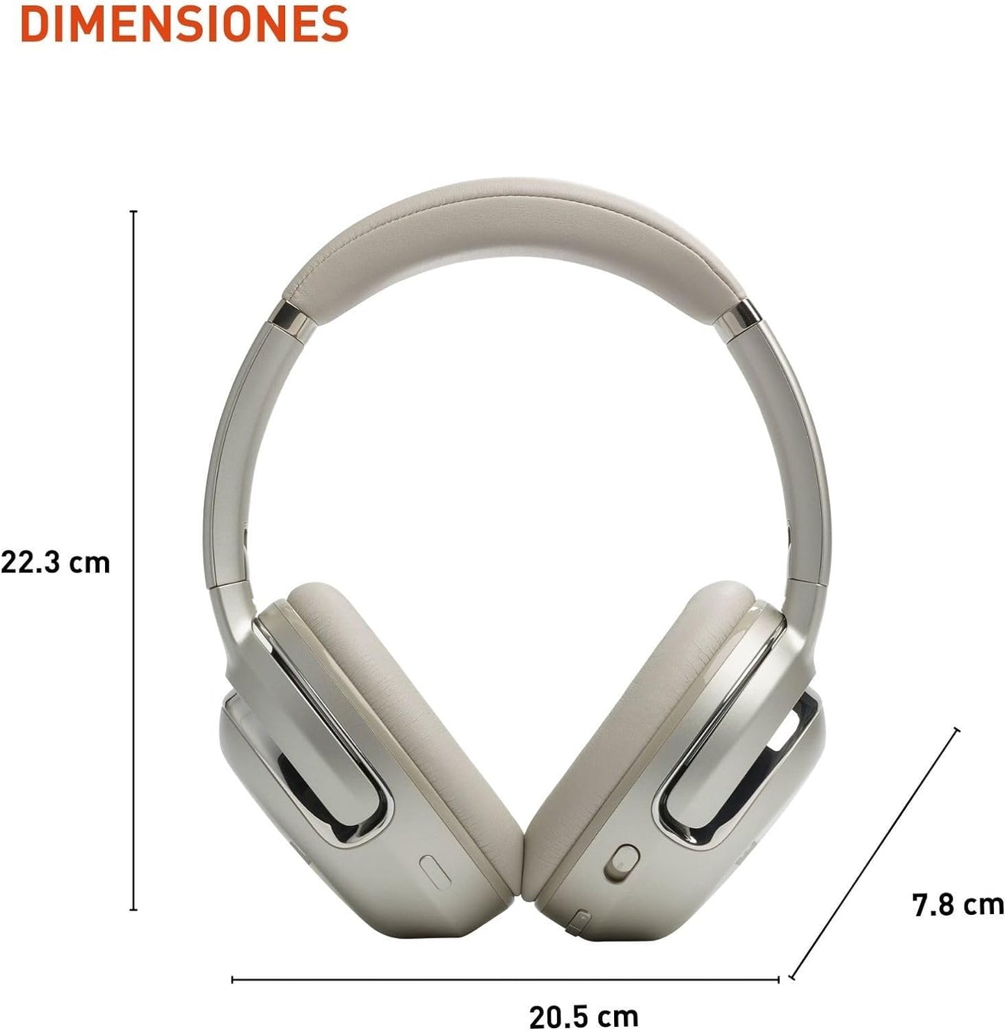 Audífonos JBL Tour ONE M2 Champagne