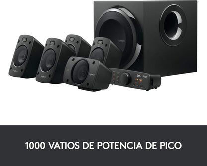 Logitech Z906 – Sistema de Sonido 5.1 THX, Dolby Digital y DTS