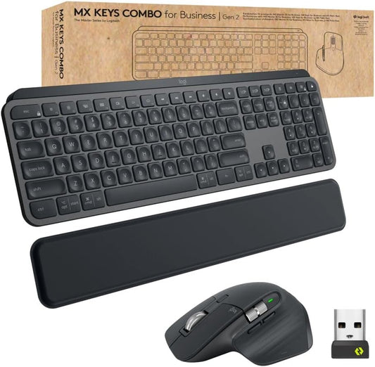 Logitech MX Keys Combo for Business Gen 2 con MX Master 3S – Graphite