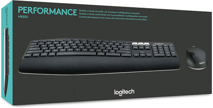 Kit Teclado y Mouse Inalámbrico Logitech MK850 Performance – Español – Negro