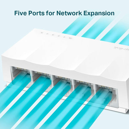 Switch de Escritorio TP-Link LS1005 (5 Puertos 10/100 Mbps)