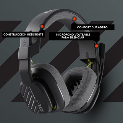 Audífonos Gamer Logitech G Astro A10 2da generación con Micrófono
