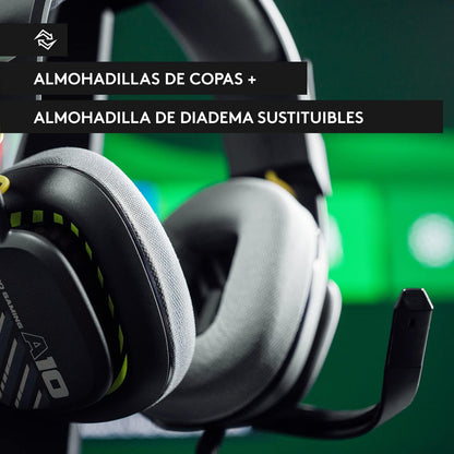 Audífonos Gamer Logitech G Astro A10 2da generación con Micrófono