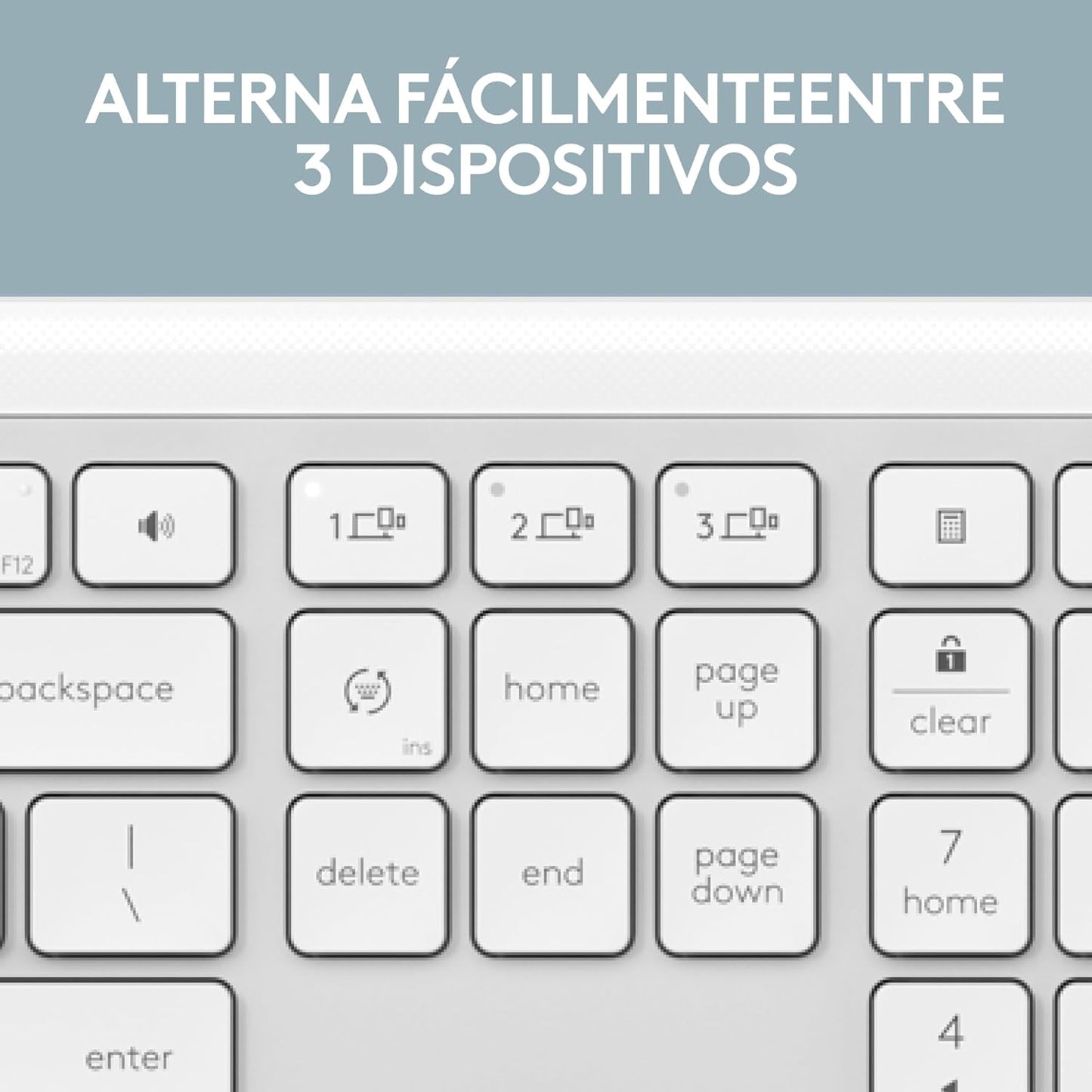 Kit Teclado y Mouse Inalámbricos Logitech Signature Slim Combo MK950 – Teclado Español