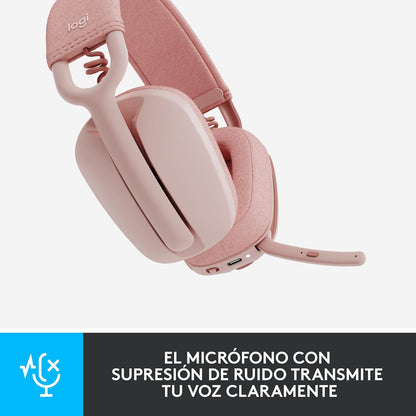 Audífonos Inalámbricos Logitech Zone Vibe 100 (Bluetooth 5.2, 18 h de llamada / 20 h de música)