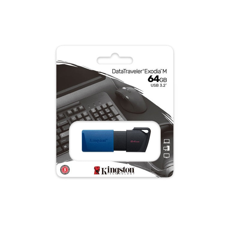 Memoria Flash Kingston 64GB USB 3.2 Gen 1 Exodia M (DTXM/64GB)