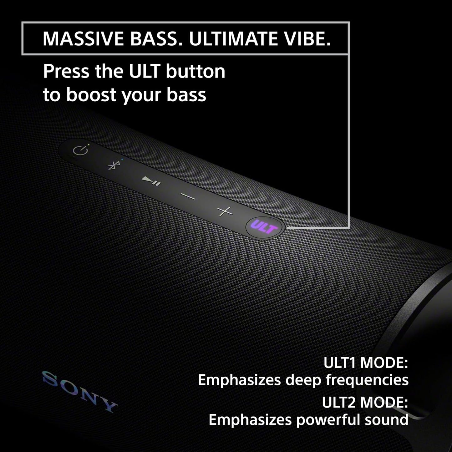 Bocina Sony Ult Field 7 Srs-ult70 Portátil Con Bluetooth Waterproof Negra - Caja abierta