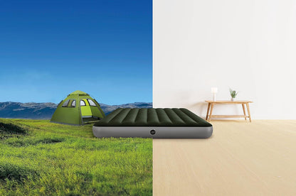 Colchón Inflable Intex Prestige Downy Queen con Inflador de Pilas