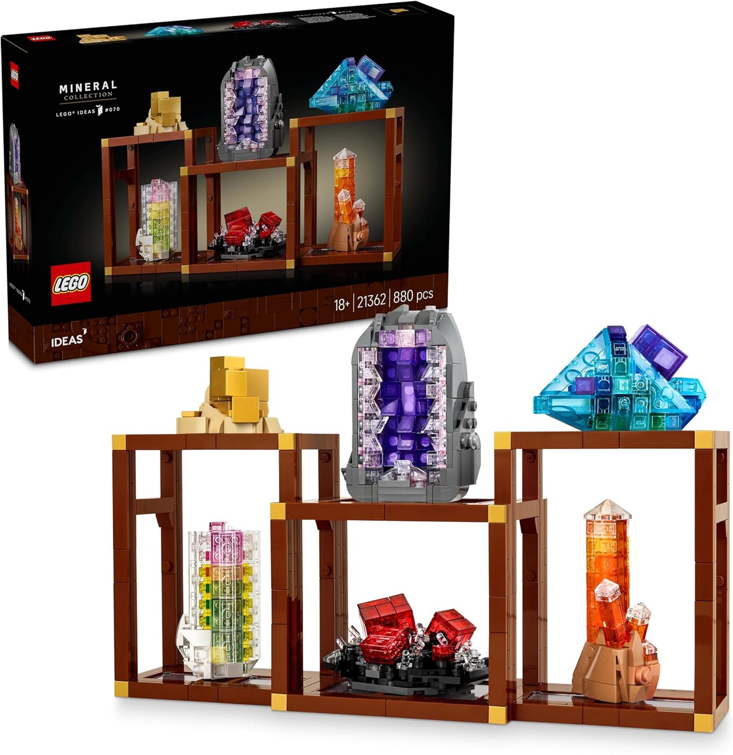 LEGO Ideas Colección de Minerales (Mineral Collection) – Set 21362