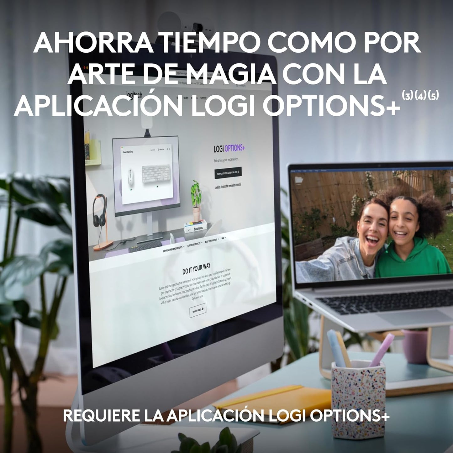 Kit Teclado y Mouse Inalámbricos Logitech Signature Slim Combo MK950 – Teclado Español