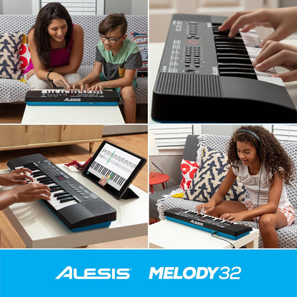 Teclado Portátil Alesis Melody 32 con Bocinas Integradas