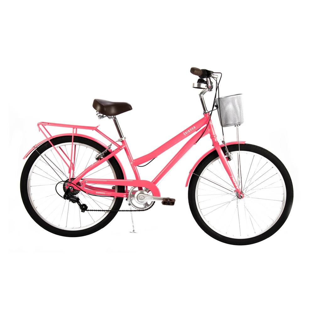 Bicicleta Urbana Huffy Sienna Rodada 26 Coral