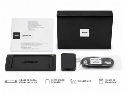 Base de Carga Original Bose SoundLink Mini II con Cargador y Cable USB