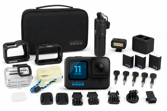 GoPro Hero 11 Black Creator Edition con 3 Baterías y Memoria 128 GB - Usado