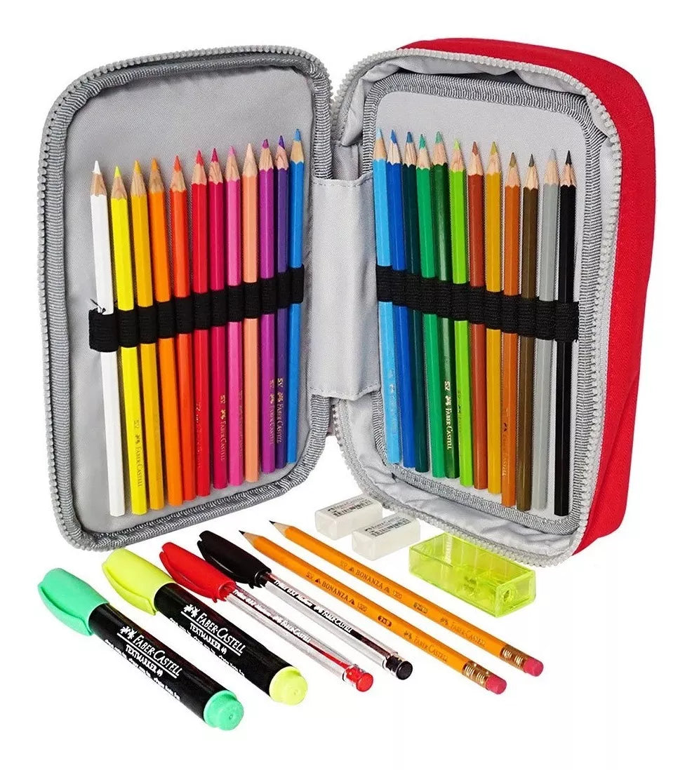 Faber Castell Estuche Escolar 34 Piezas