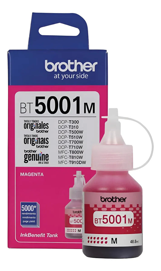 Botella de Tinta Brother BT5001M Magenta