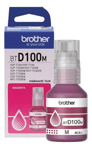 Botella de tinta Brother BTD100M Magenta