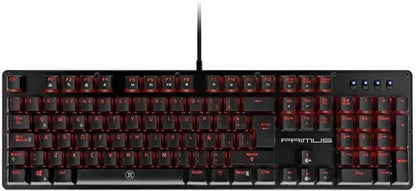 Teclado Gamer Mecánico Primus Ballista 100t Negro