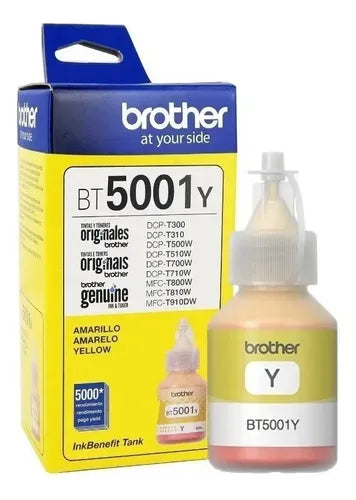 Botella de Tinta Brother BT5001Y Amarillo