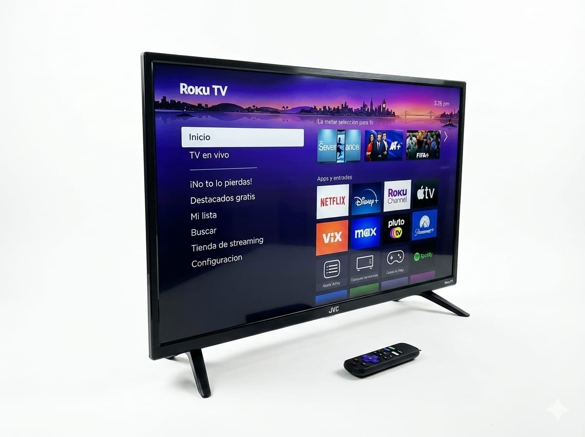 Smart TV JVC Roku TV 24” HD – Modelo SI24R